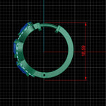 Load image into Gallery viewer, Mystic Meadows: Pear-Cut Moss Agate Hoop Earrings with Moissanite Sparkle.