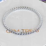 Load image into Gallery viewer, Enchanted Elegance: 5.0ct 3.0mm Round Alexandrite Tennis Bracelet, a Spectrum of Colors