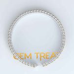 Load image into Gallery viewer, Celestial Beauty, 12.0ct Round Citrine Tennis Bracelet Charm