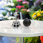 Load image into Gallery viewer, Mystic Beauty: Timeless Earrings with Round Black Onyx Studs.