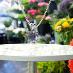 Load image into Gallery viewer, Cushion Cut Alexandrite Shines Brightly in Our Unmatched Solitaire Pendant Necklace Range