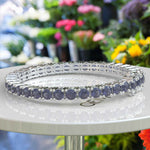 Load image into Gallery viewer, Glimmering Array: 16.0ct 5.0mm Round Alexandrite Tennis Bracelet Extravagance