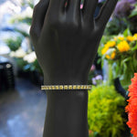 Load image into Gallery viewer, Luxurious 16.0ct Yellow Sapphire Tennis Bracelet with 5.0mm Stones