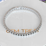Load image into Gallery viewer, Ethereal Night: Captivating Black Onyx Tennis Bracelet Adornment