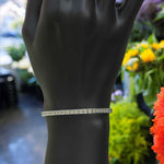 Load image into Gallery viewer, Peachy Radiance, Entrancing Morganite Tennis Bracelet Unleashing a Glow