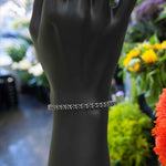 Load image into Gallery viewer, Vintage Inspired Black Onyx Chain Bracelet with Detailed Craftsmanship