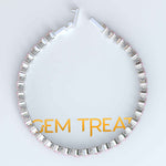 Load image into Gallery viewer, Pink Hues of Elegance: Unveiling the Rose Quartz Chain Bracelet