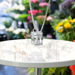 Load image into Gallery viewer, Luminous Harmony: Elegant 2.0ct Round Moissanite Solitaire Pendant Necklace, A Mark of Elegance