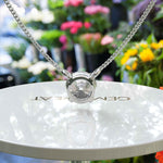 Load image into Gallery viewer, Luminous Harmony: Elegant 2.0ct Round Moissanite Solitaire Pendant Necklace, A Mark of Elegance