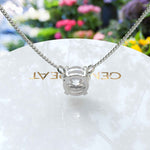 Load image into Gallery viewer, Luminous Harmony: Elegant 2.0ct Round Moissanite Solitaire Pendant Necklace, A Mark of Elegance