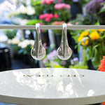 Load image into Gallery viewer, Ocean's Whisper: Timeless Pearl Drop Earrings.