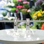 Load image into Gallery viewer, Blushing Elegance: Baguette Pink Sapphire Hoop Earrings.