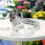 Load image into Gallery viewer, Fiery Passion Unveiled: Kite Cut Garnet Wedding Ring Set Adorned with Marquise Side Stones