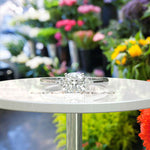 Load image into Gallery viewer, Ethereal Sparkle: Colorless Cushion Cut Moissanite Engagement Ring.