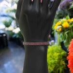 Load image into Gallery viewer, Regal Radiance: 12.0ct Ruby Tennis Bracelet Elegance
