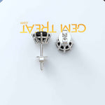 Load image into Gallery viewer, Mystic Beauty: Timeless Earrings with Round Black Onyx Studs.
