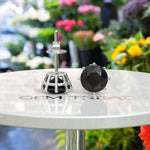 Load image into Gallery viewer, Mystic Beauty: Timeless Earrings with Round Black Onyx Studs.
