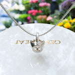 Load image into Gallery viewer, Where Elegance Meets Sparkle: Champagne Moissanite Luxe Solitaire Pendant Necklace Elegance
