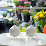 Load image into Gallery viewer, Pure Allure: Classic Pearl Earrings Drops for Every Occasion.
