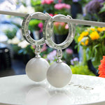 Load image into Gallery viewer, Pure Allure: Classic Pearl Earrings Drops for Every Occasion.
